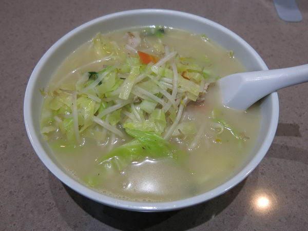 「タンメン：750円」@らーめん あいちゃく亭の写真