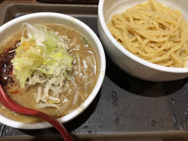 「辛味噌つけ麺野菜増し」@らーめん 蓮の写真