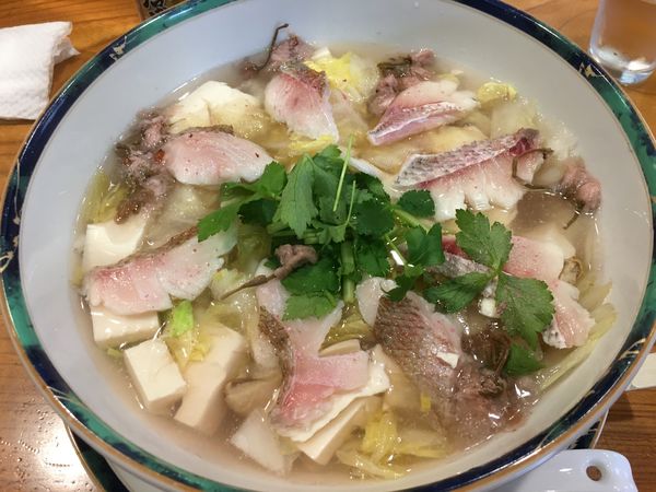「旬！桜と桜鯛の麺」@割烹 京枡の写真