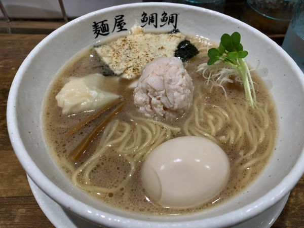 「真鯛白湯らーめん（醤油）」@麺屋 鯛鯛の写真