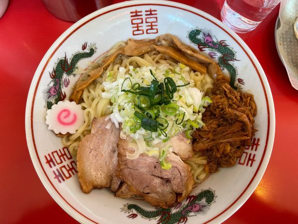 「黒豚旨味そば(麺大盛)」@中華そば ツルヤの写真