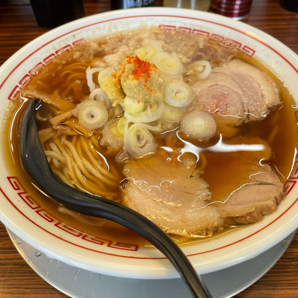 「背脂生姜そば」@秋刀鮪だし 宣久の写真