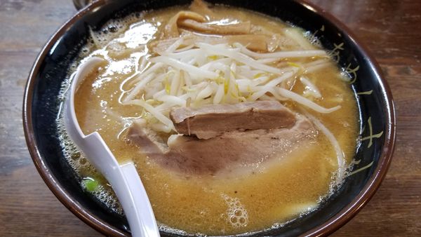 「信州味噌らあめん　中盛」@らあめん 寸八 総本店の写真