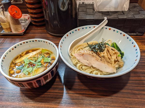 「大山どり南蛮つけ麺」@らー麺 あけどやの写真
