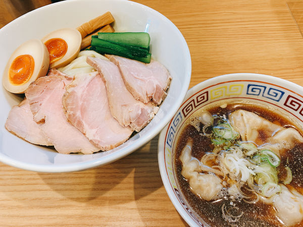 「特製つけ麺」@ほっこり中華そば もつけの写真