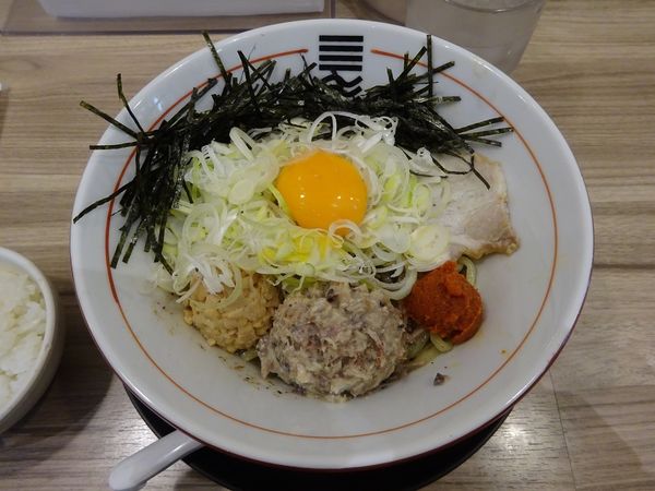 「山形ひっぱり混ぜそば」@山系無双 烈火 パナンテ京阪天満橋店の写真