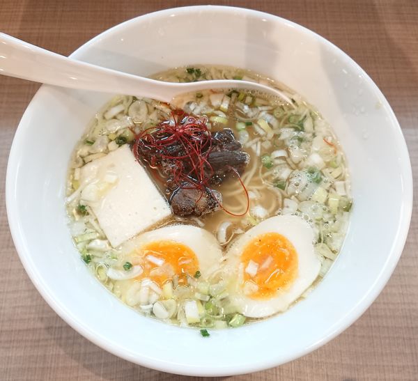 「伊達の炙り牛タンネギ塩そば」@東京ラーメンショーセレクション極み麺「麺屋政宗」 越谷店の写真