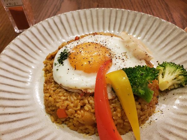 「ドライカレー＋ドリンク」@ルーカフェの写真