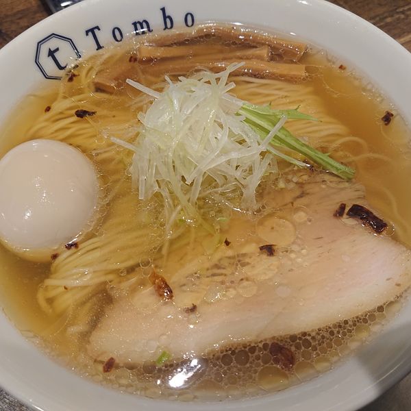 「味玉汐の旨味ソバ1000円」@Tomboの写真