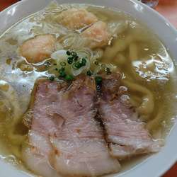 海老ワンタンメン塩900円大盛り50円