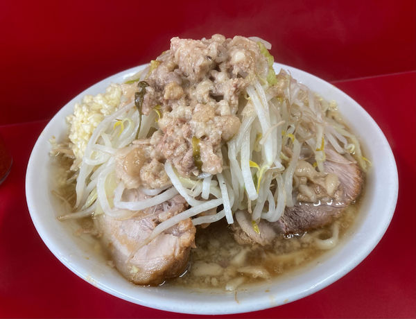 「小　ヤサイニンニクアブラショウガ」@ラーメン二郎 大宮公園駅前店の写真