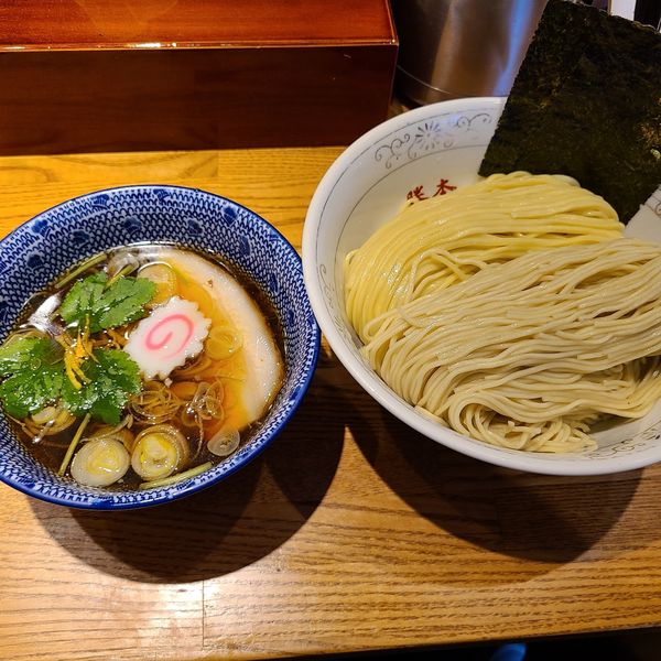 「清湯つけそば　大」@つけそば 神田勝本の写真