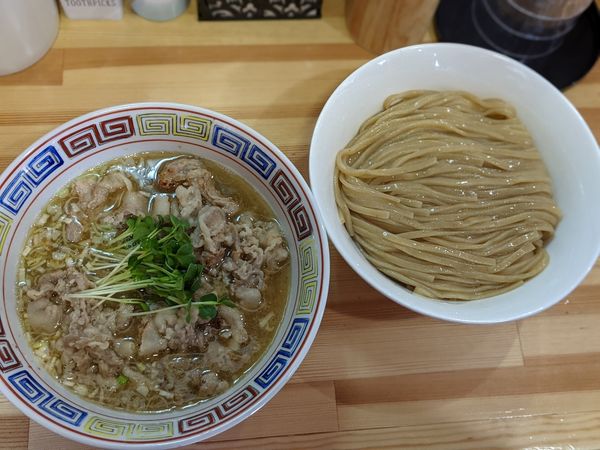 「限定塩麹焼き豚塩つけ麺」@らーめん 桐麺 本店の写真