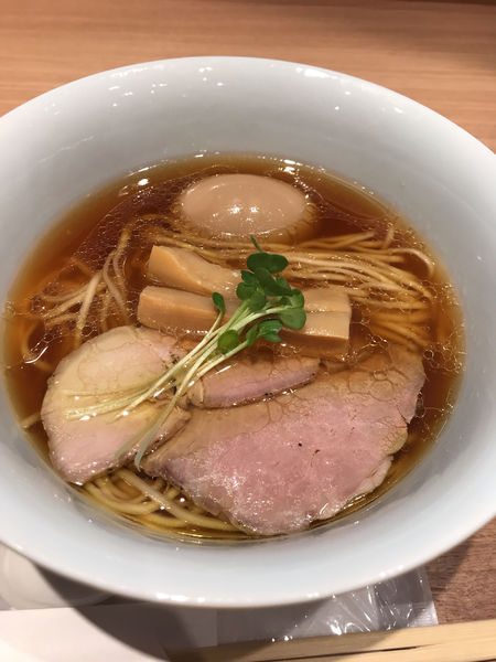 「[らぁ麺 やまぐち] 会津地鶏味玉そば」@ラーメンWalkerキッチンの写真