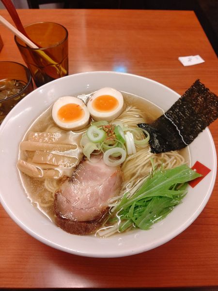 「塩中華そば+味玉」@東京の中華そば ちよがみの写真