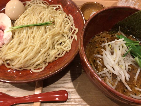 「昆布水の味噌つけ麺」@味噌らーめん 柿田川ひばり 恵比寿本店の写真