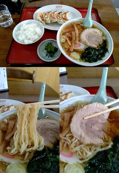 「『ラーメンセット(¥1090)』」@弓削食堂の写真