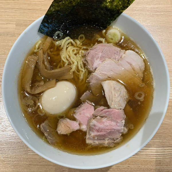 「中華そば 味付玉子 端チャーシュー」@中華そば つるやの写真