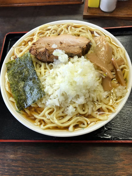 「ラーメン 550円、大盛り 200円」@福のじの写真