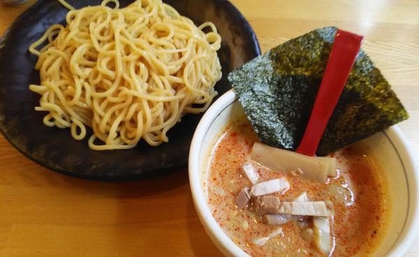 「辛味噌つけ麺」@つけ麺 ががちゃい 中山店の写真
