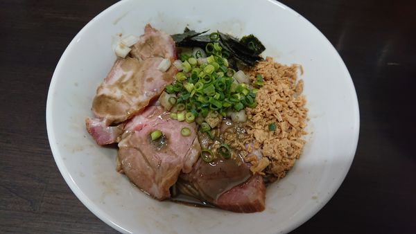 「濃厚煮干しまぜそば」@三和 中華ソバ店の写真