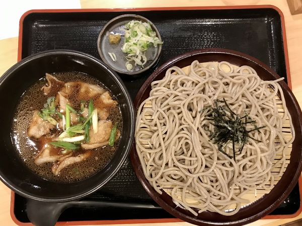 「イベリコ豚つけそば￥891」@家族庵 戸塚店の写真