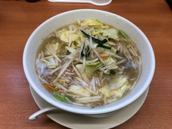 「野菜たっぷりタンメン」@熱烈中華食堂 日高屋 池袋北口駅前店の写真