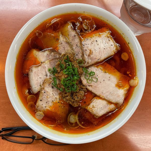 「チャーシュウメン＋辛口」@日陰の写真