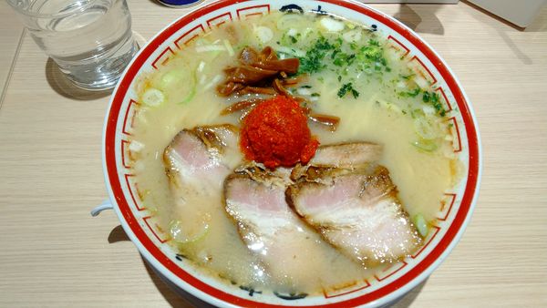 「山形辛味噌らーめん（油少なめ）920円」@田中そば店 渋谷パルコ店の写真