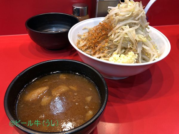 「つけ麺 麺300g(900円)、生卵(50円)」@麺屋 桐龍の写真