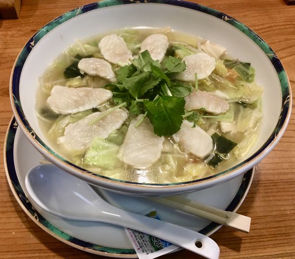 「天然真ふぐの麺(1100¥)」@割烹 京枡の写真