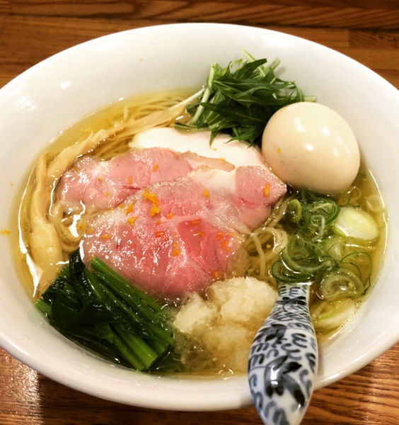 「味玉塩そば」@中華そば きなりの写真