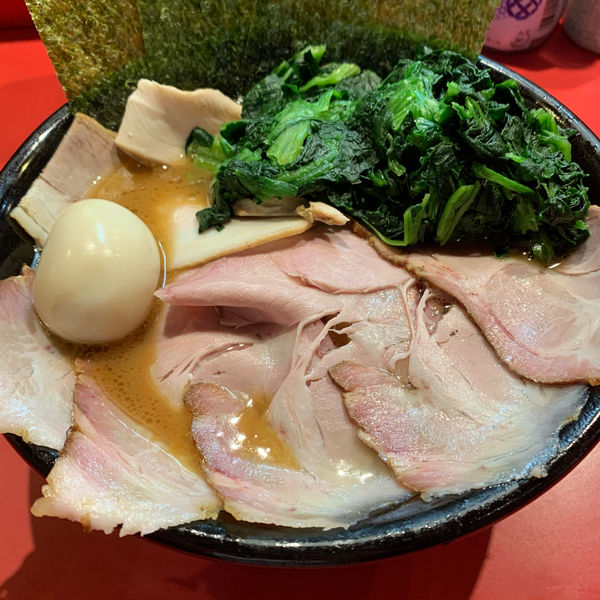 「醤油チャーシュー」@横浜ラーメン とんこつ家 鹿島店の写真