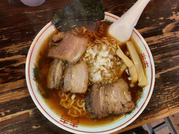 「元祖竹岡式ラーメン880円」@竹岡式ラーメン 竹徳の写真