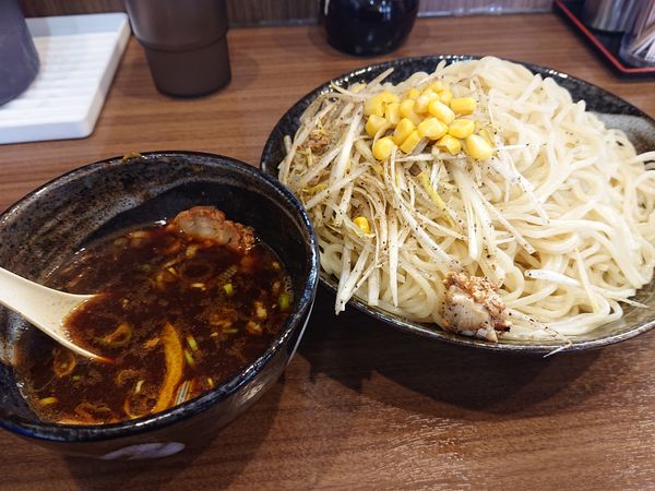 「つけ麺らいおん(サービス大盛り)」@らーめん治 らいおん 百草店の写真