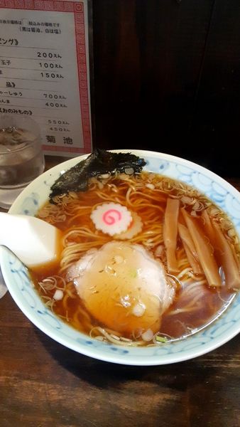 「らーめん(黒)」@荻窪ラーメン 菊池の写真