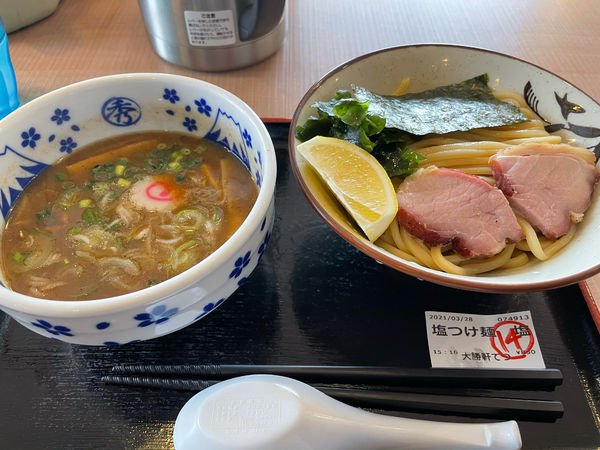 「塩つけ麺850円」@大勝軒てつの写真