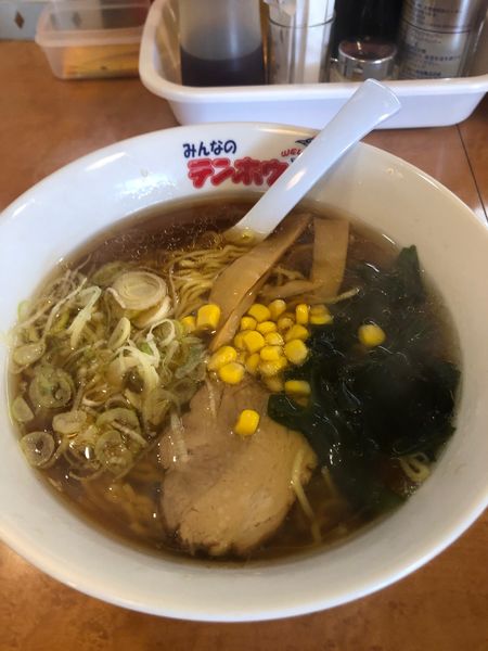 「醤油ラーメン」@テンホウ 伊那北店の写真