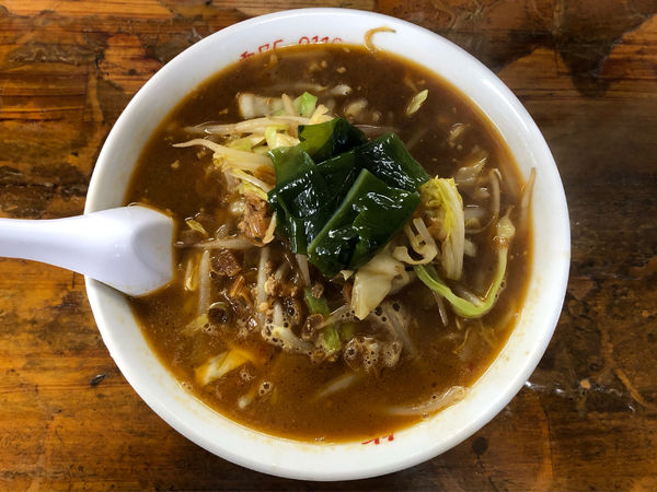 「ミソラーメン」@手打ちラーメン 笹の写真