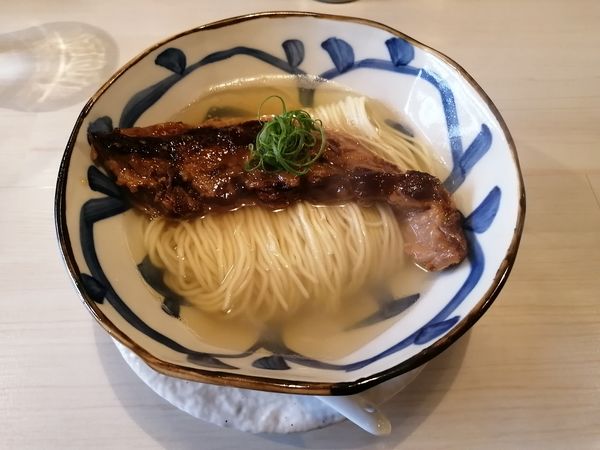 「鯛煮干しの塩そば　750円」@タナカ ロボの写真