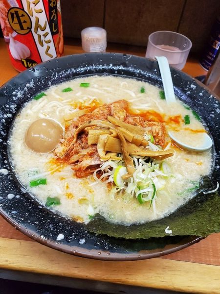 「ミソホルモン」@屋台ラーメンとんこつ貴生 稔台店の写真