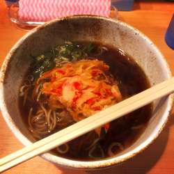 紅生姜天そば【350円】