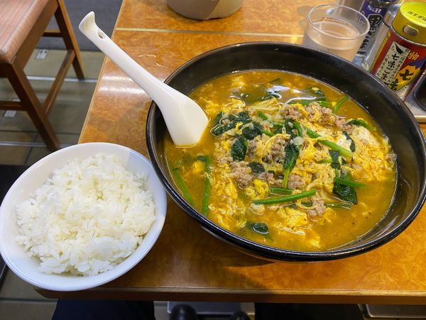 「ニンニクタンタン麺900円」@石狩亭の写真