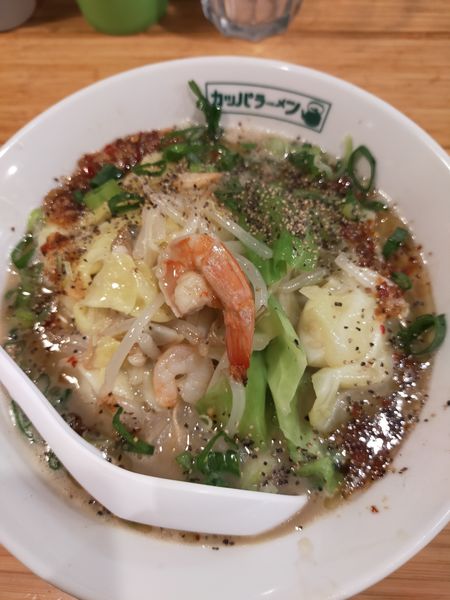 「シーフードらーめん」@カッパ64 福生店の写真