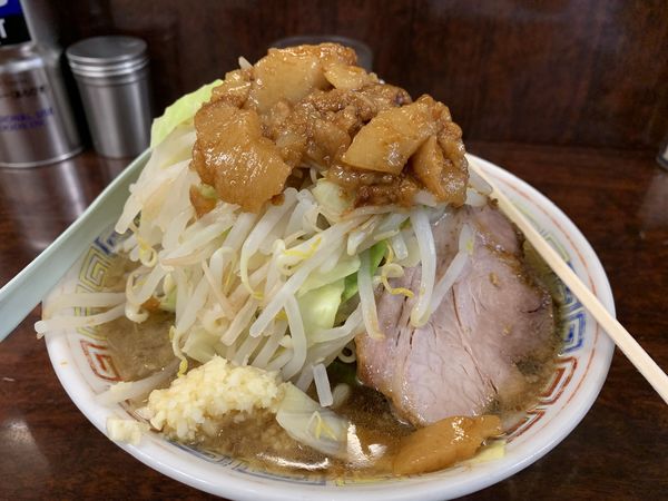 「ミニラーメン 650円」@ラーメン二郎 めじろ台店の写真