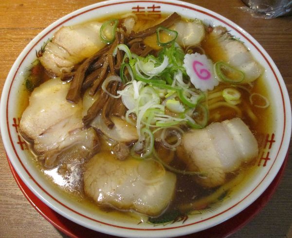 「肉煮干中華そば 500円※29の日サービス(通常800円)」@肉煮干し中華そば さいころの写真