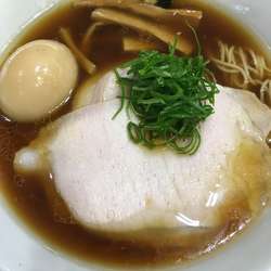 飯田商店醤油らぁ麺1,100円＋半熟味玉