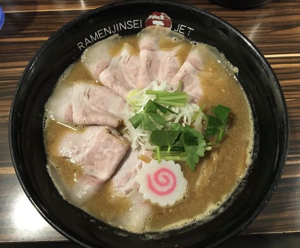 「鶏煮込みそば」@ラーメン人生 JET 福島本店の写真