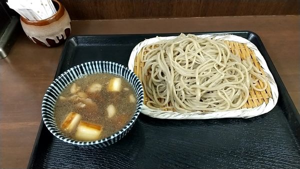 「鴨汁そば（７００円）」@そば切り うちばの写真