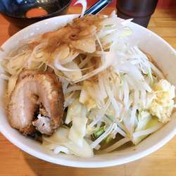 限定二郎系ラーメン(ニンニク少なめヤサイアブラネギ)